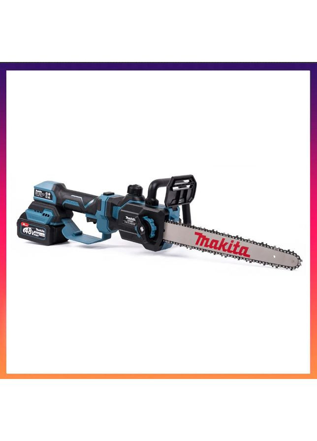 Телескопическая аккумуляторная пила UC020GT (48V, 6Ah) Бесщеточный АКБ высоторез Макита шина 30см для веток и дров Makita (368682251)