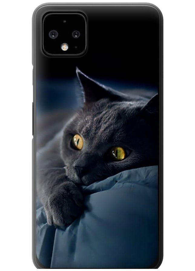 Силиконовый чехол 'Дымчатый кот' для Endorphone Google Pixel 4 XL (265226004)