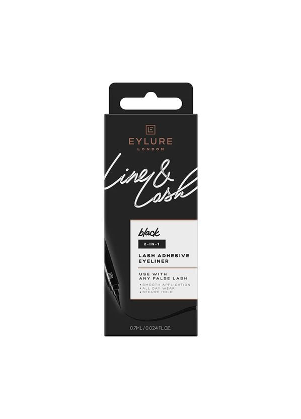 Клей-лайнер для накладных ресниц Line & Lash 2-In-1 Eyelash Adhesive Eyeliner Черный 0,7 мл. Eylure (291413624)
