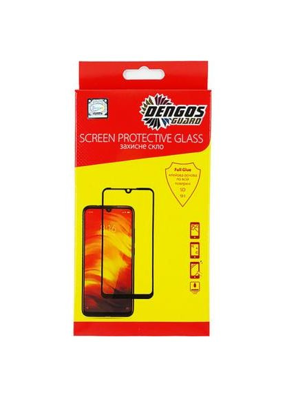 Стекло защитное Full Glue для Xiaomi Redmi Note 8 (black) (TGFG-83) DENGOS Full Glue для Xiaomi Redmi Note 8 (black) (366664208)