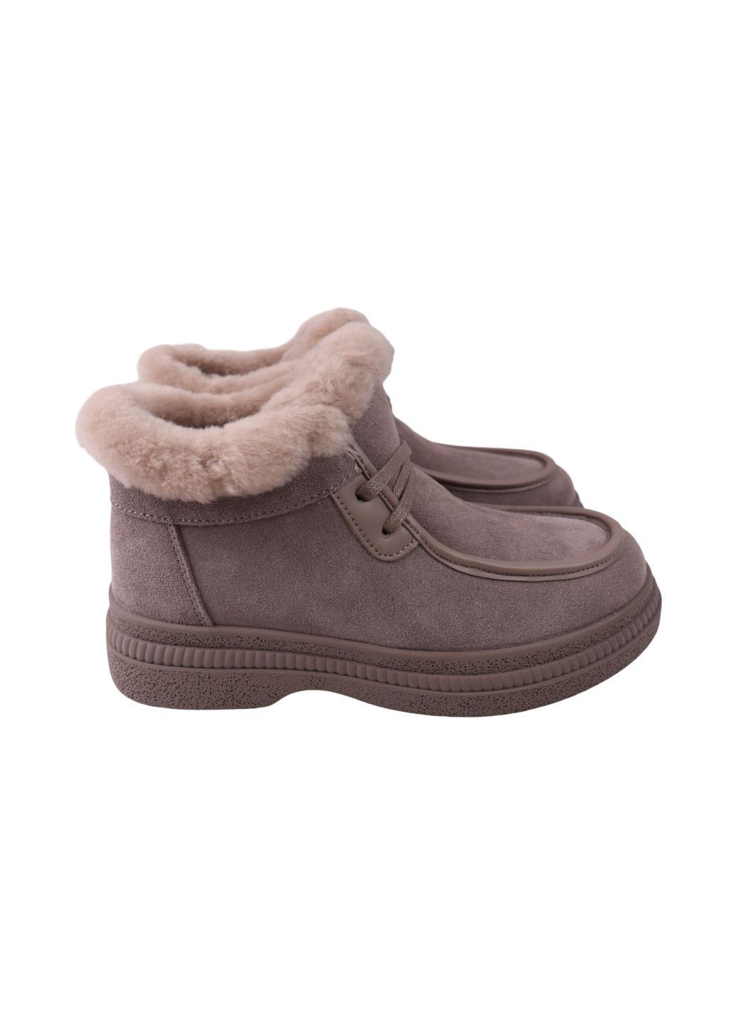 ботинки женские капучино натуральная замша Gifanni