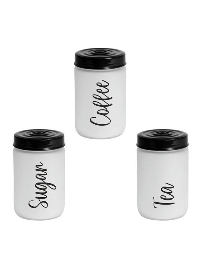 Банка для хранения Ice Tea-Coffee-Sugar-Black Mих 172541-020 1000 мл Herevin (327608610)