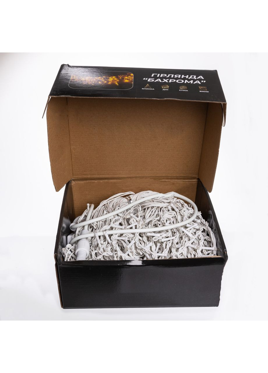 Уличная гирлянда Бахрома 36 м 600 LED белый провод Синий 36MWBL Garlando (365544238)