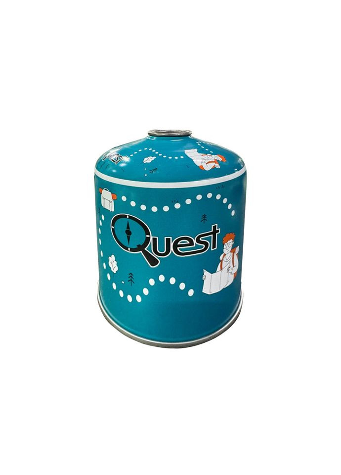 Набір із 12 шт газових балонів різьбових бутанових, 450гр Quest (353502500)