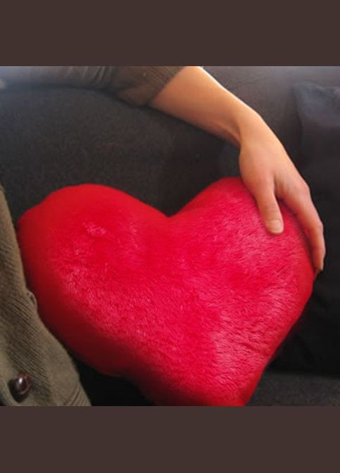 Мягкая игрушка подушка Сердце 15 см красное Alina (288045256)