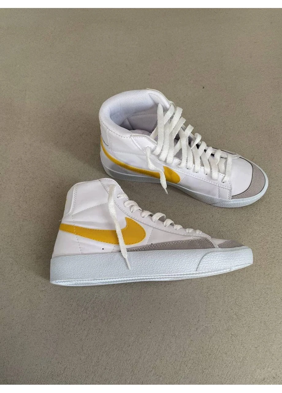 Желтые летние кроссовки nike blazer vintage 77 yellow найк блейзер No Brand