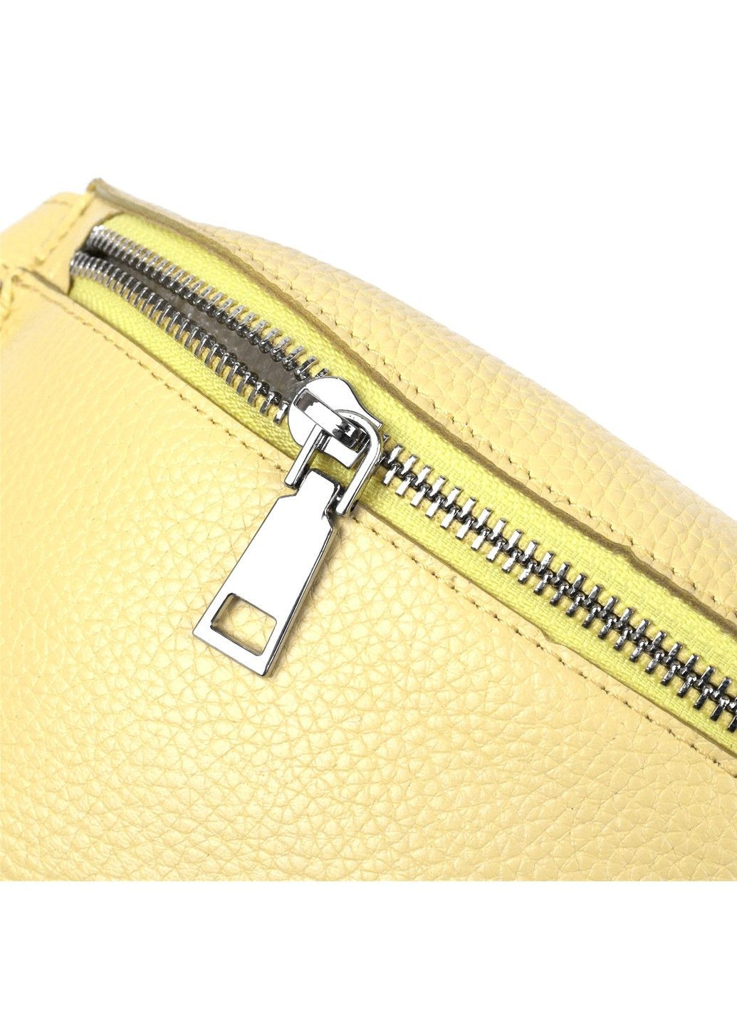 Жіноча бананка з натуральної шкіри 16378 Жовтий Shvigel (297956918)