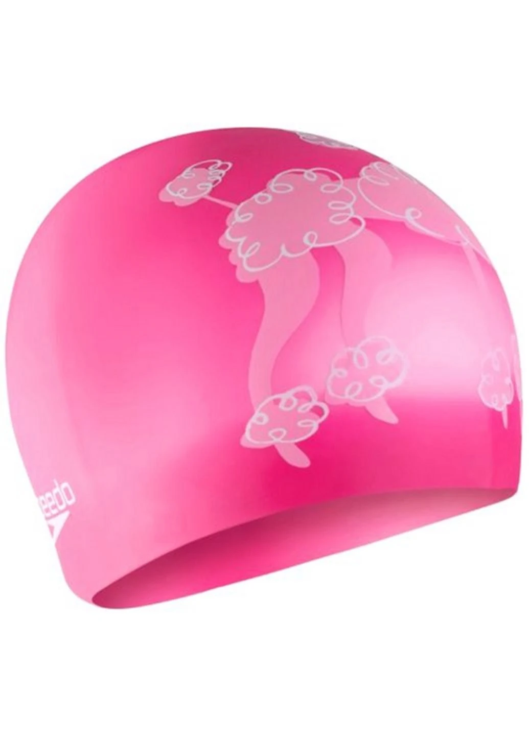 Шапочка для плавания Slogan Prt Cap Ju/Jf/Jm Pink 8-0838616719 Speedo (399356977)