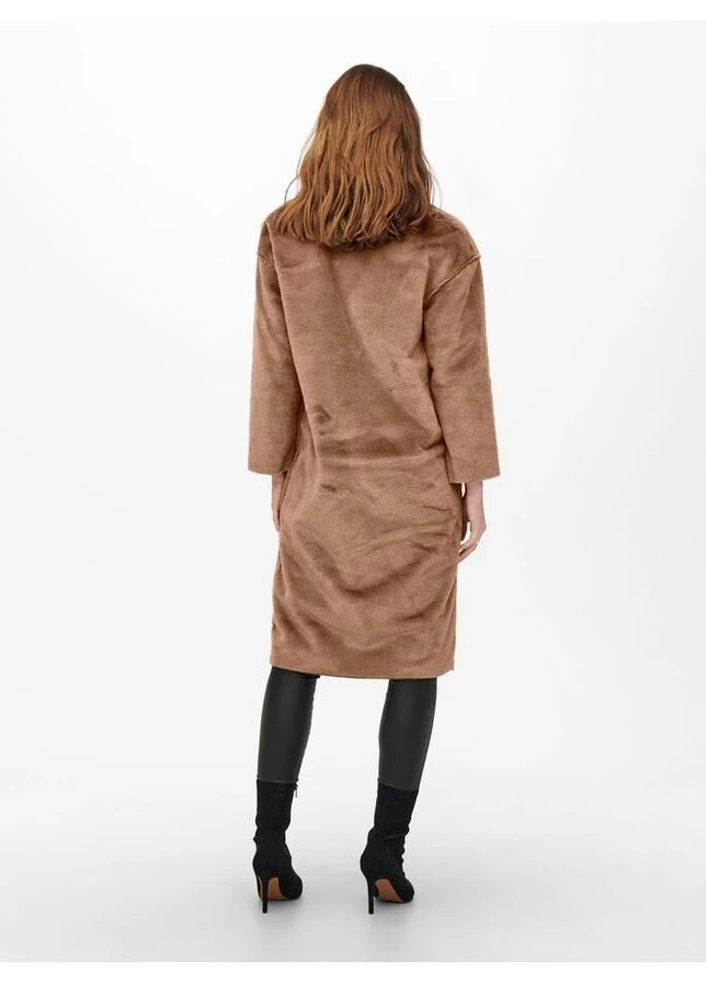 Комбіноване пальто onldaniella long fur coat otw 15239474-toasted coconut коричневий 15239474-toasted coconut Only