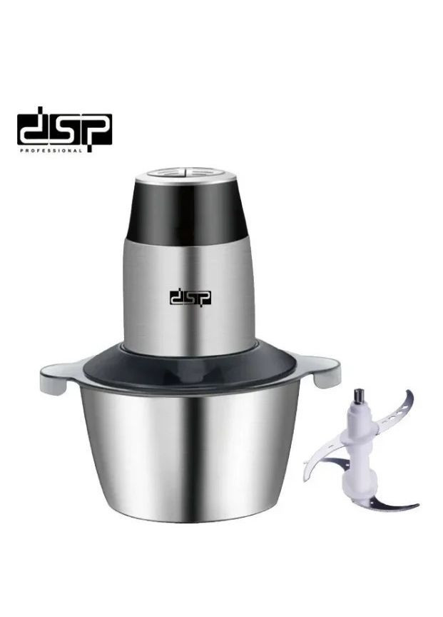 Блендер измельчитель электрический с двухъярусным кухонным лезвием 2 скорости 300 Вт KM — 4021 Pro DSP (365752148)