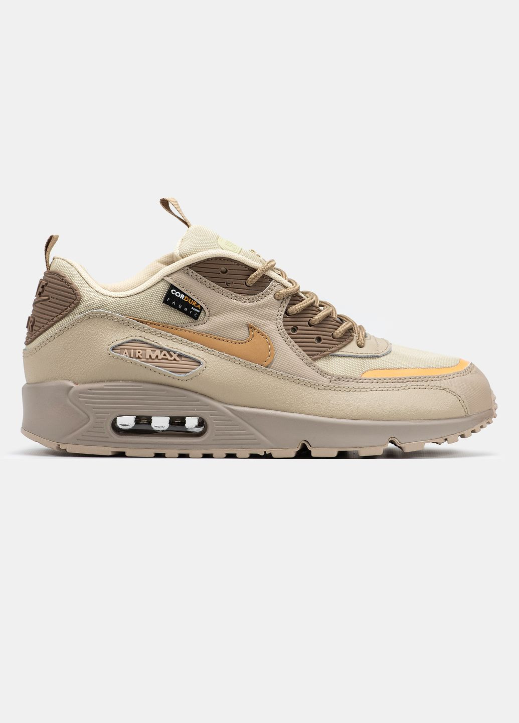 Бежевые всесезонные кроссовки мужские nike air max 90 cordura beige | найк аир макс 90 бежевые No Brand