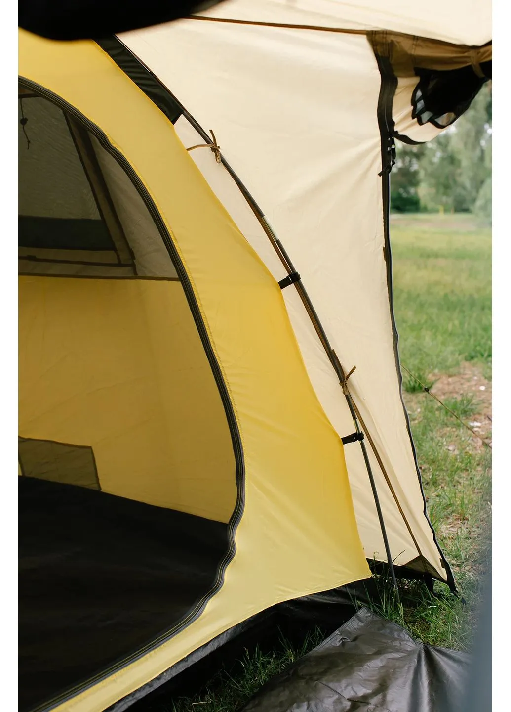 Палатка Tramp Anaconda 4 (V3) на 4 места 2-х комнатная Дюрапол 13,5 кг песчаный No Brand (401272086)