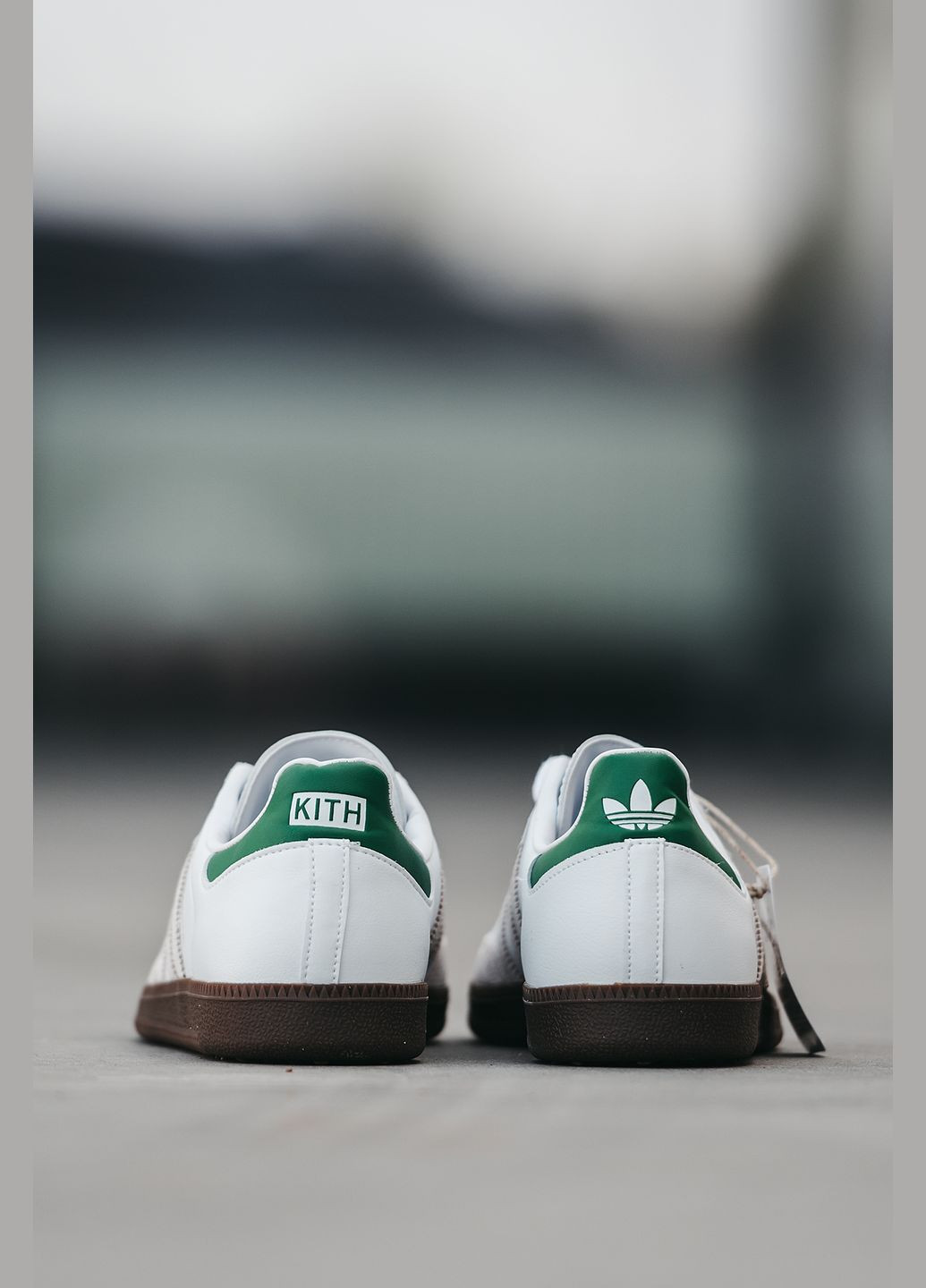 Білі Осінні кросівки чоловічі і жіночі adidas samba white x kith | адідас самба білі No Brand