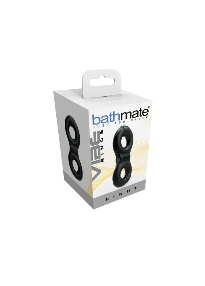 Ерекційне кільце на пеніс та мошонку Vibe Ring-Eight чорне Bathmate (347313463)