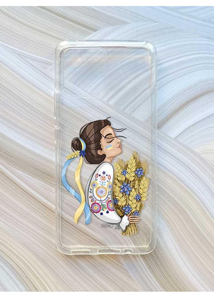 Чехол на Motorola Moto G72:: Украинка с колосками (принт 172) CASE CONTROL (360661162)