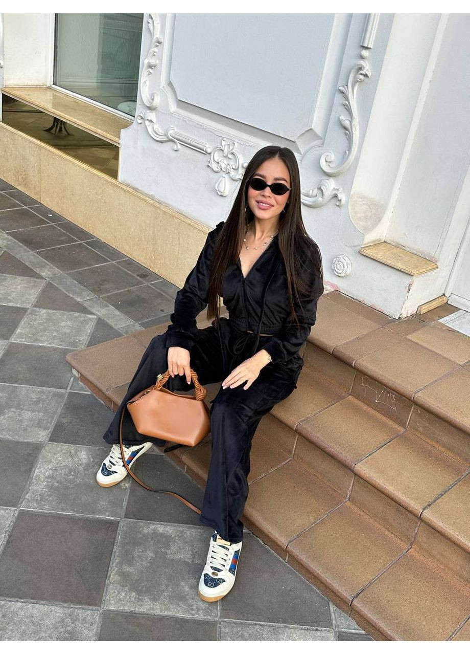 Костюм з преміального велюру,штани та кофта з капюшоном Україна (354178758)