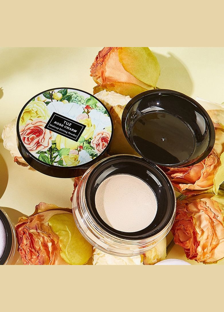 Матирующая рассыпчатая пудра для лица TUZ Rose Charm 02 Natural skin Bioaqua (304768993)