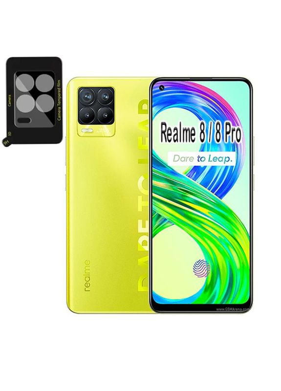 Захисне скло для камери Realme 8/8 Pro Black (707354) BeCover (336960194)