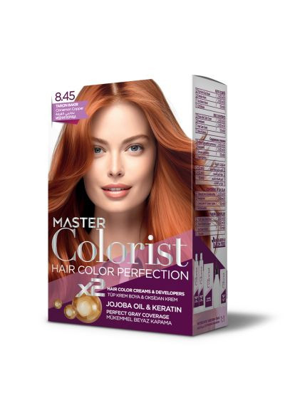 Краска для волос 8.45 Медная Корица 2x50 мл+2x50 мл+10 мл Master Colorist (285119870)