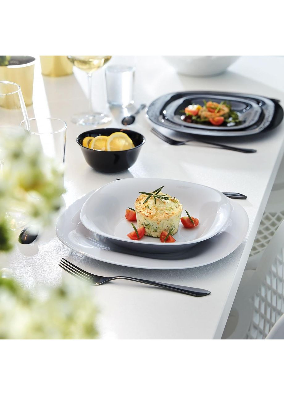 Тарелка суповая Carine Granit 21 см серая (N6612) Luminarc (364194580)