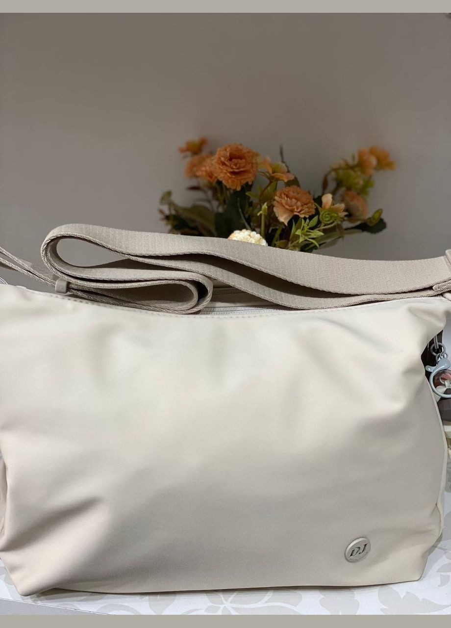 Жіноча повсякденна сумка через плече з еко-шкіри молочного кольору 32512 Fashion (338188063)