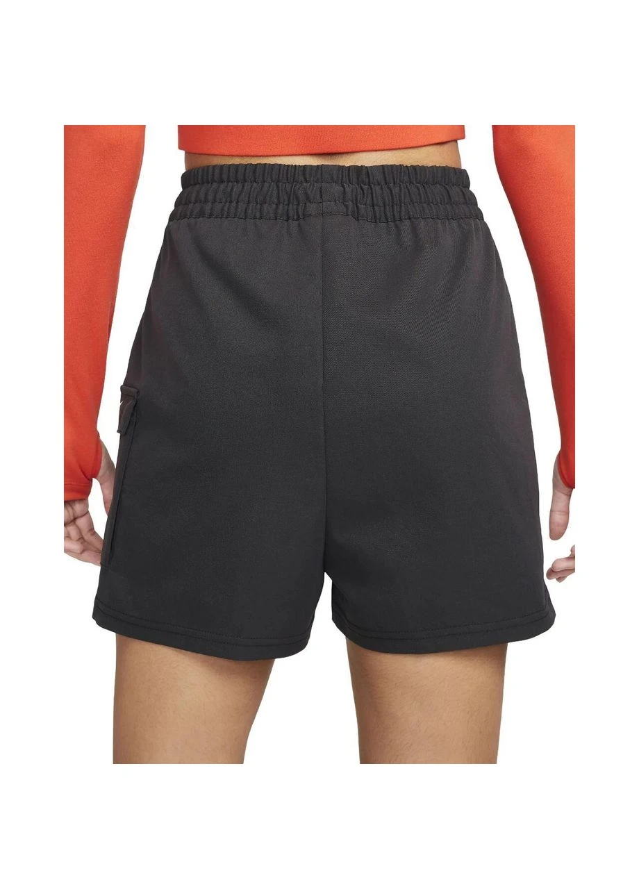 Шорты женские W NSW SWSH SHORT WVN SU черные FJ4887-010 Nike (397844446)