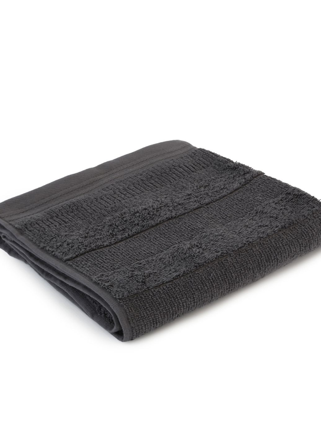 Рушник "Натхнення" 50x90 см MVM однотонний темно-сірий