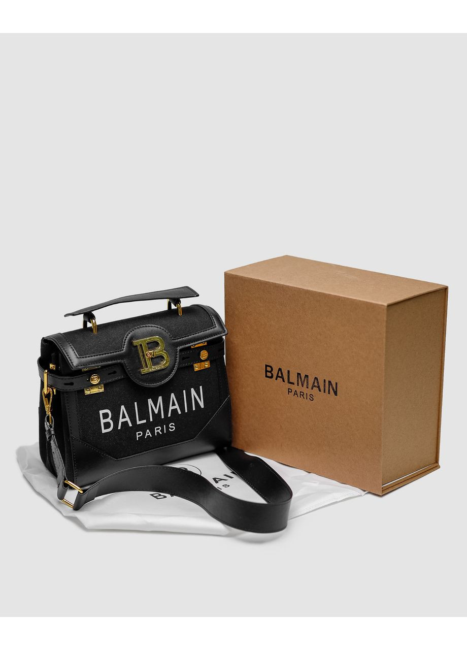 Сумка жіноча Balmain B-Buzz 23 Total Black No Brand (355343253)