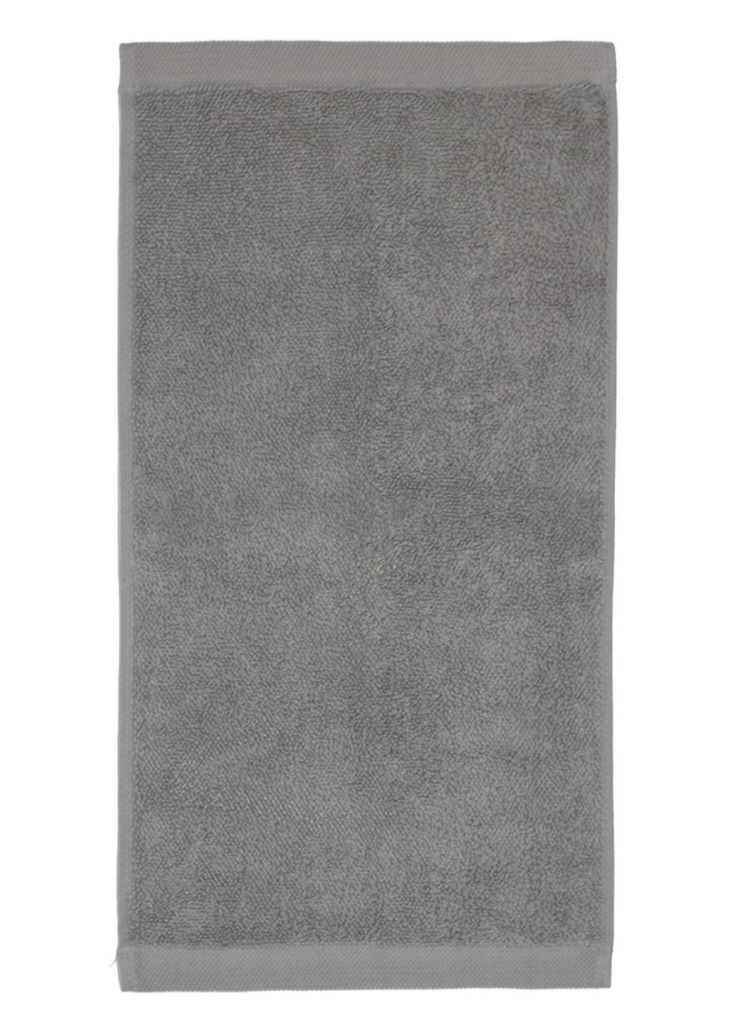 Рушник "Дотик" 50x90 см MVM однотонний сірий