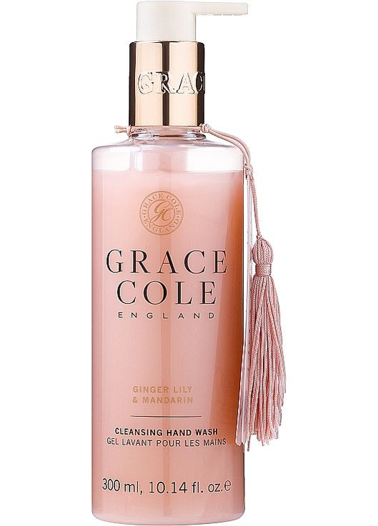 Рідке мило для рук «Імбир, лілія та мандарин» England Ginger Lily & Mandarin Cleansing Hand Wash 300ml (1060389-19170361) Grace Cole (369793564)