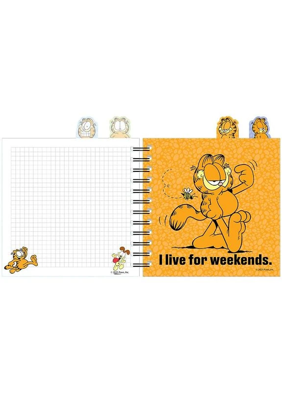 Блокнот 155×166 мм/80л. " " /GF26-278/ #, с разделителями Garfield Retro/Classic (1/24) Kite (401207435)
