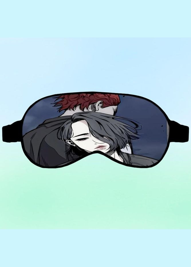 Маска для сна Аниме Витроломы #0007 черная No Brand (315041691)