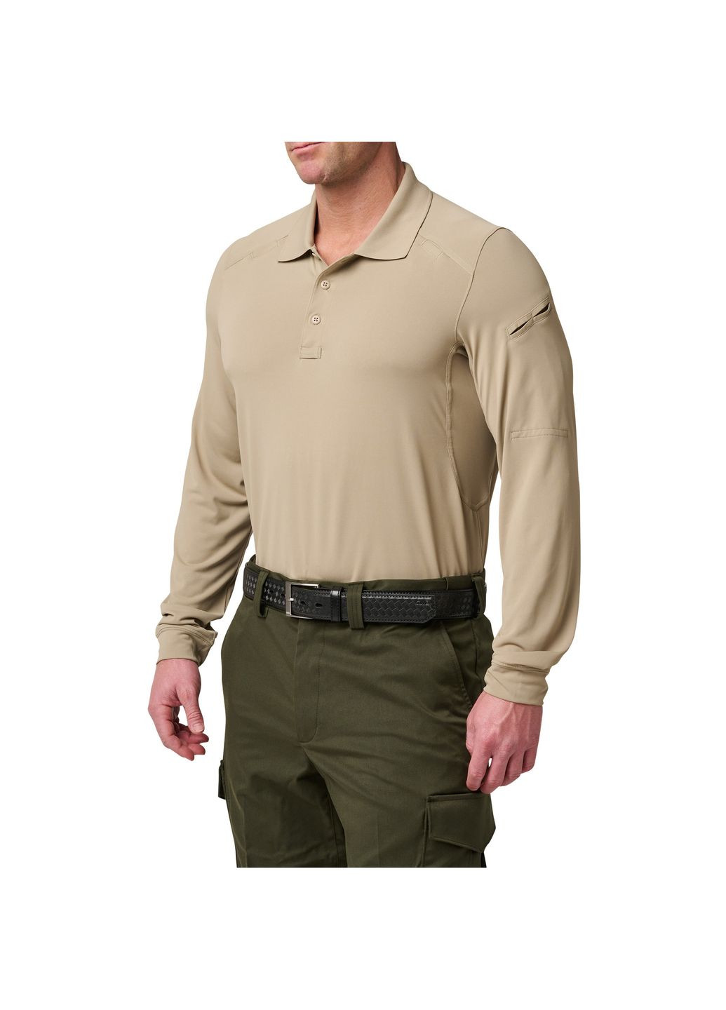 Поло с длинным рукавом Helios Long Sleeve Polo Silver Tan 5.11 Tactical (315823424)
