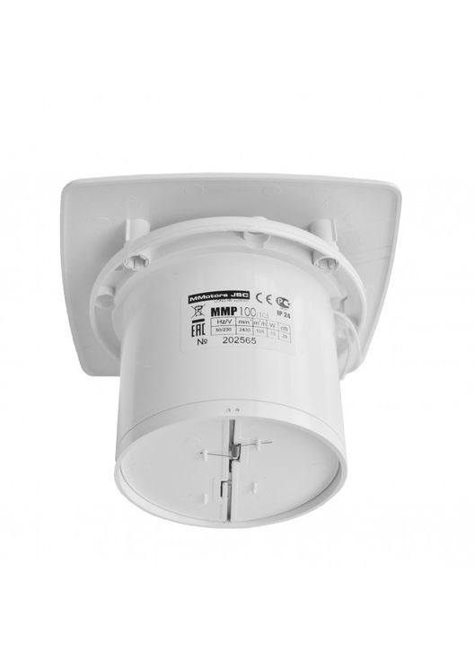 Витяжний вентилятор MMotors ММP 100 105 м3/год із зворотним клапаном MMotors JSC (322319029)