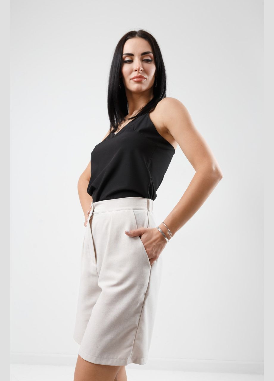 Чёрная женская летняя блузка Fashion Girl