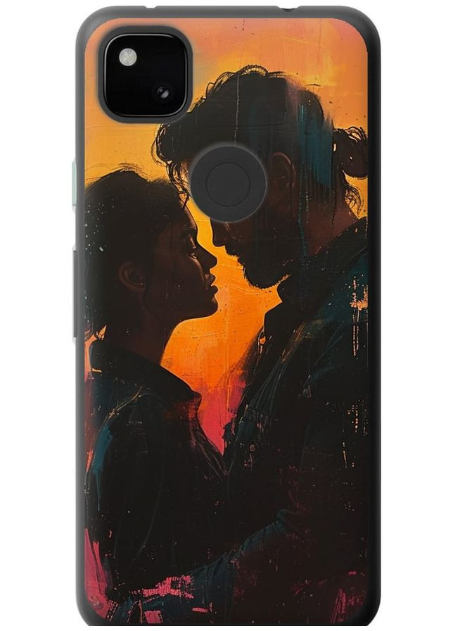 Силиконовый чехол 'Любовь на полотне' для Endorphone Google Pixel 4A (286768566)