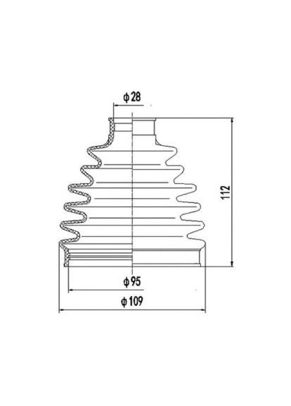 Пильовик шрус PROfit (368533090)