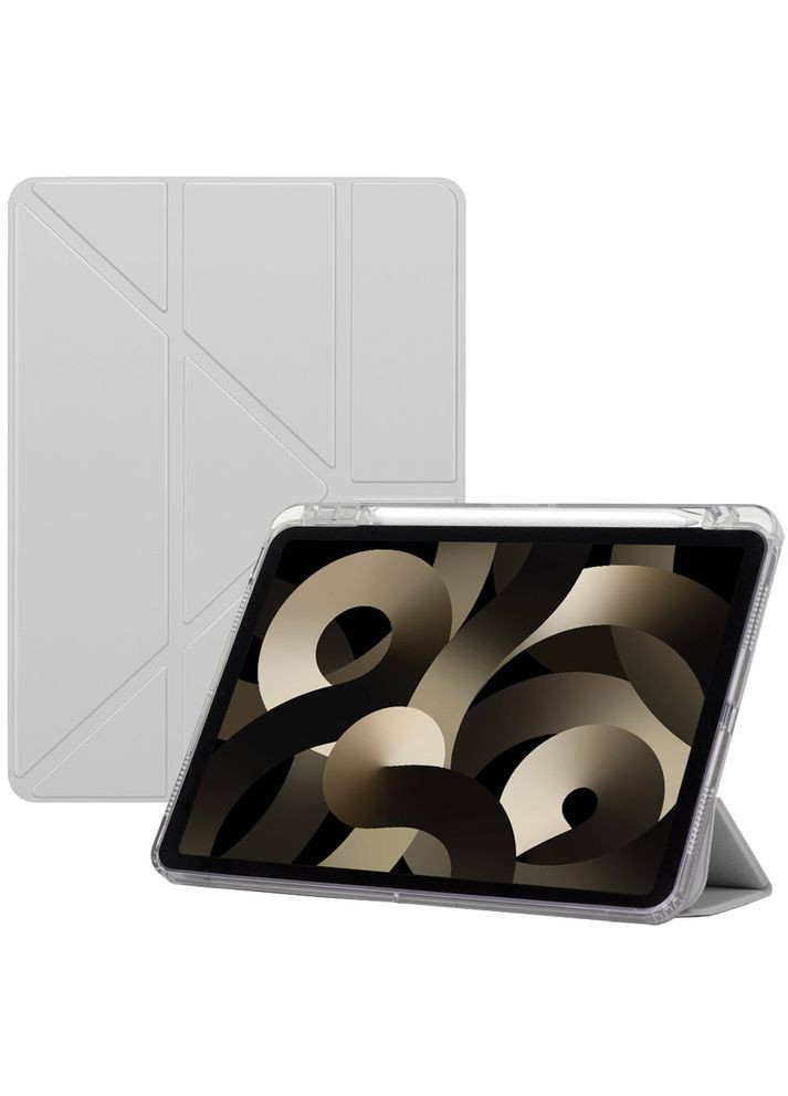 Чохол-книжка Ultra Slim Origami Transparent з кріпленням Apple для Apple iPad Mini 7 2024 Gray (712935) BeCover (368679915)