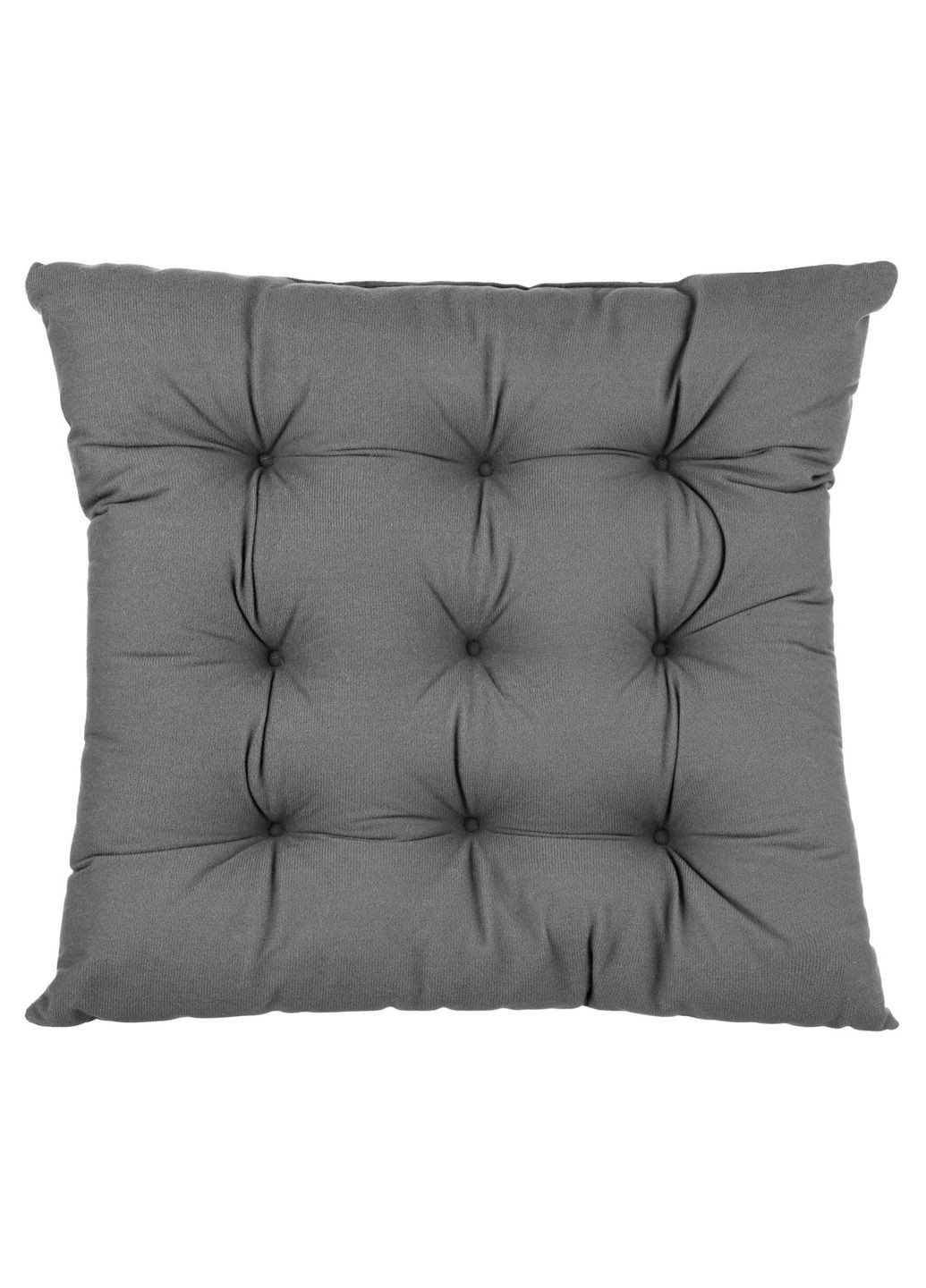 Подушка на стілець Soft ART03SG 40х40 см сіра Ardesto (368784014)