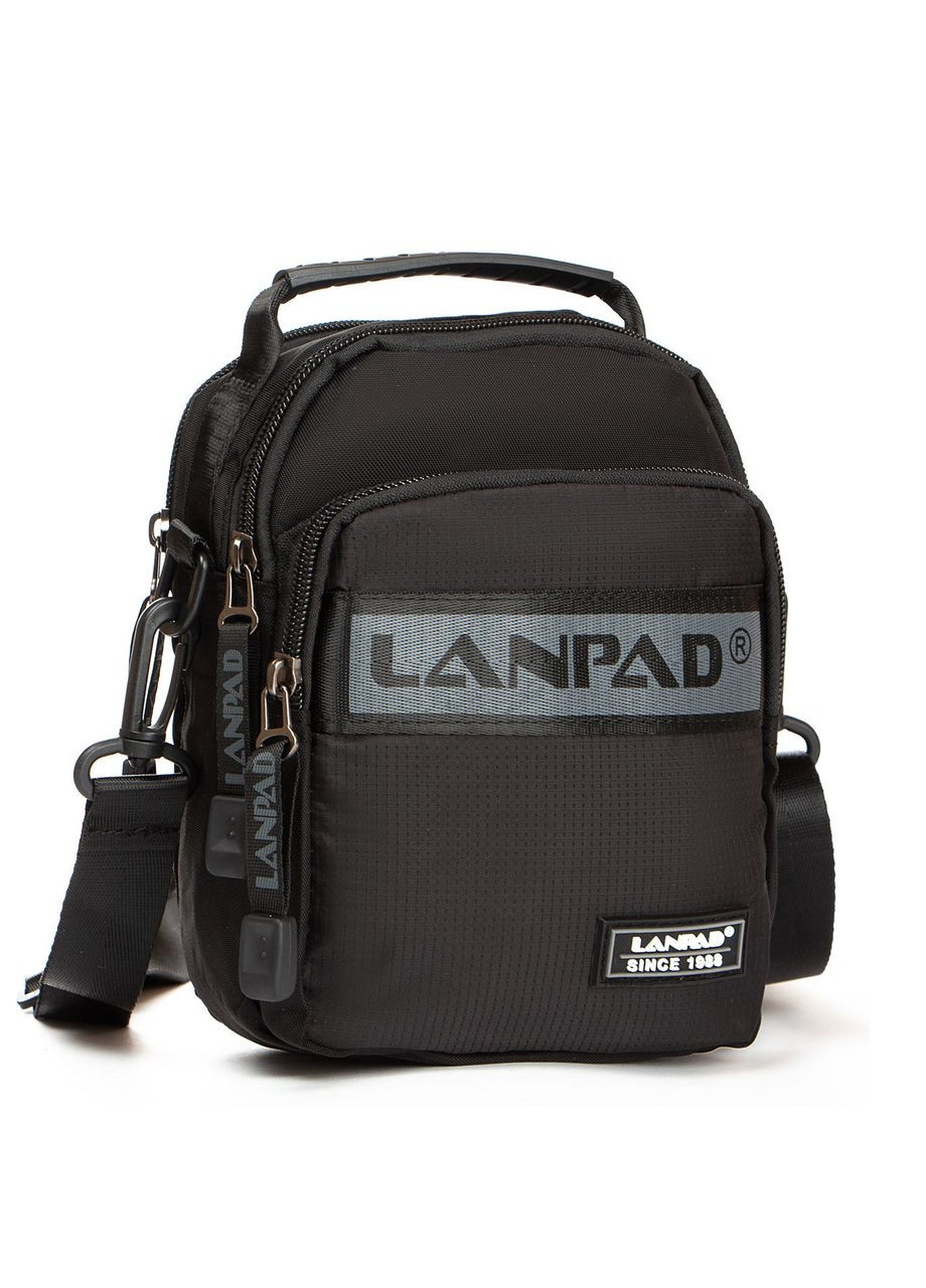 Тканинна чоловіча сумка, чорний Lanpad (360893613)