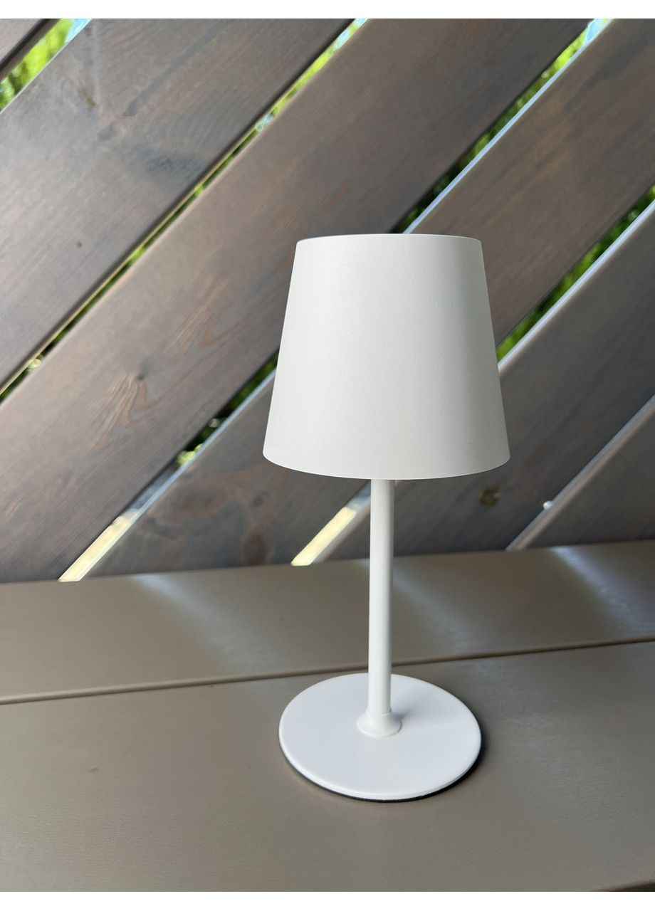 Настольная белая лампа с сенсорным управлением для бара/кафе/ресторана (795-LTA15 WHITE) No Brand (370071322)