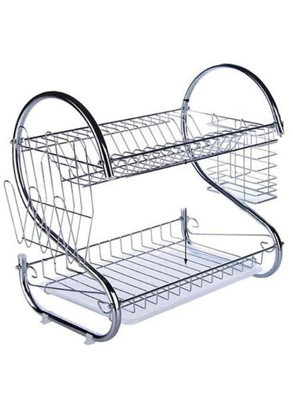 Стойка для сушки посуды Kitchen Storage rack нержавеющая сталь (1756374704) No Brand (332006231)