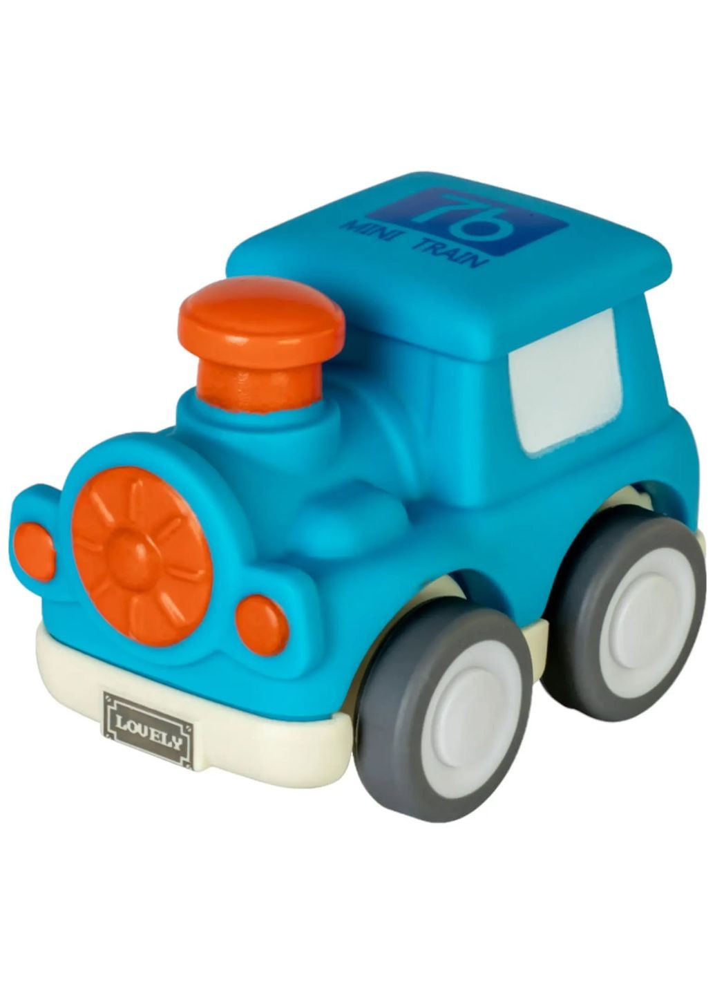 Игрушка Мини-транспорт Паровозик, синий (8604_синий паровозик) Baby Team 8604_синій паровозик (362617229)