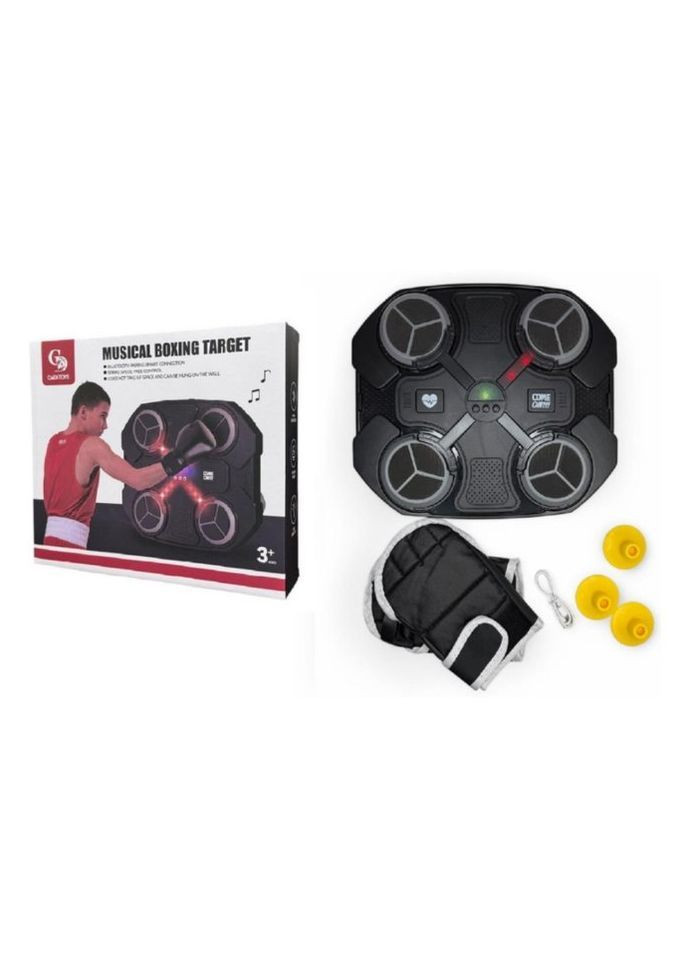 Настінна музична боксерська мішень Boxing Target 8818 з рукавичками | Інтерактивна груша для тренувань No Brand - (365655669)