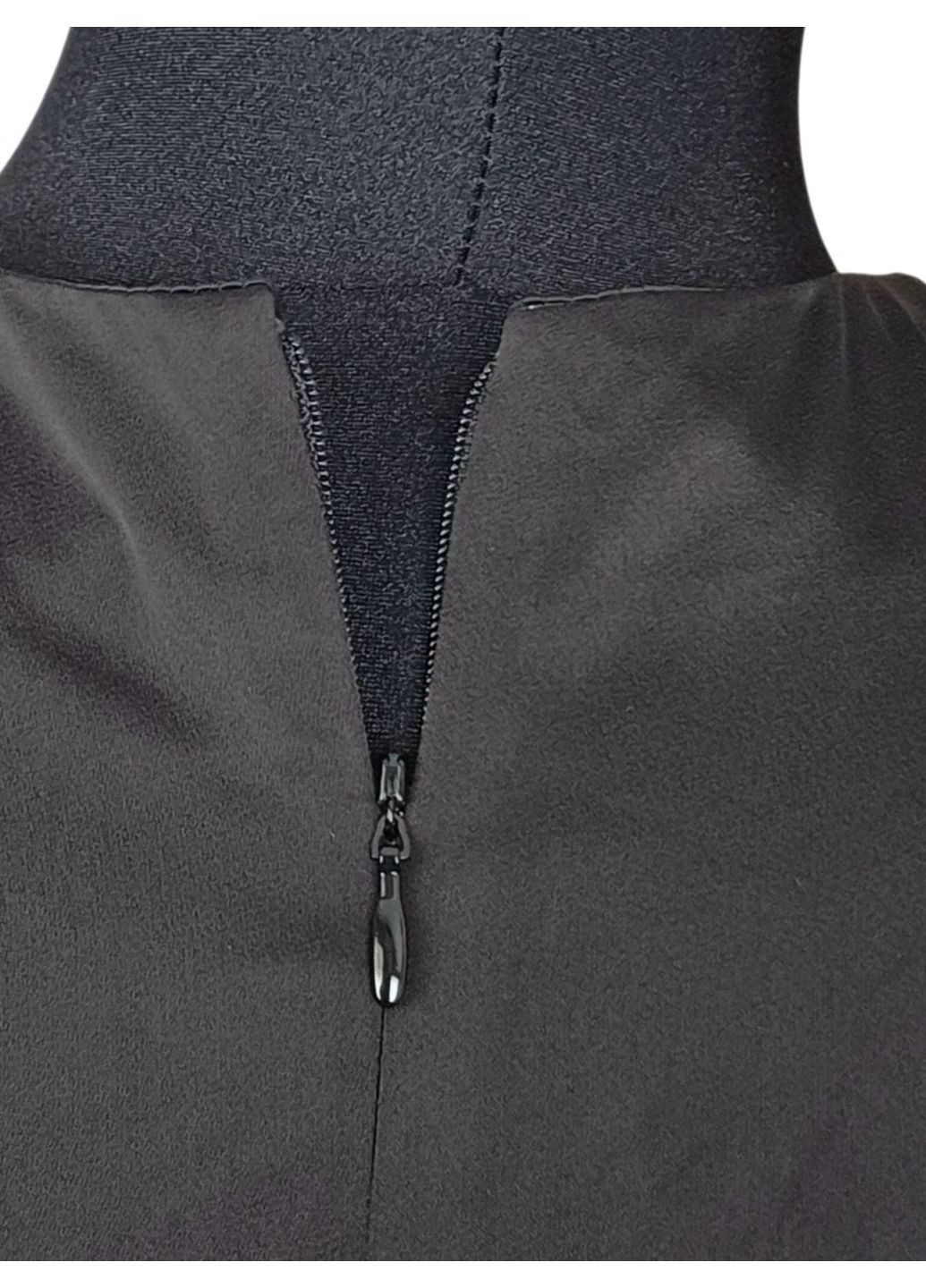 Черное платье с к/р H&M однотонное