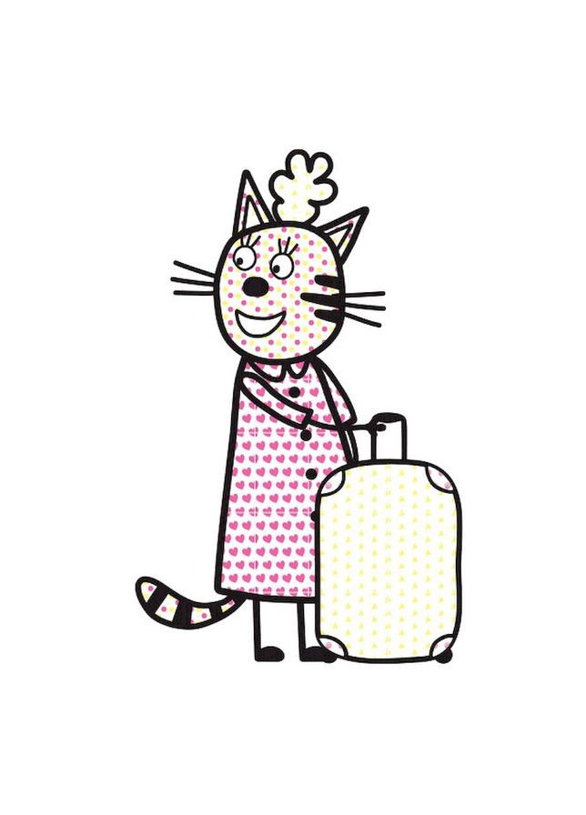 Водяна розмальовка Три Коти. Море 1370011 Кольоровий Буль Ranok Creative (305077778)