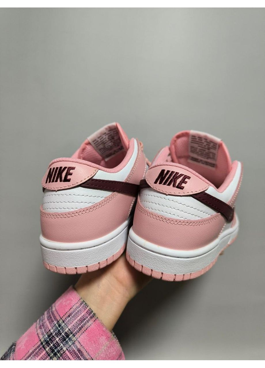 КРОСІВКИ ЖІНОЧІ NIKE SB DUNK LOW PINK ROSE НАЙК СБ ДАНК No Brand рожеві демісезони (368885269)