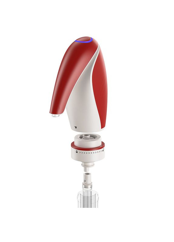 Акумуляторна помпа аератор для вина з вакуумними корками Zally Wine Pump KD-6 Red No Brand (366653307)