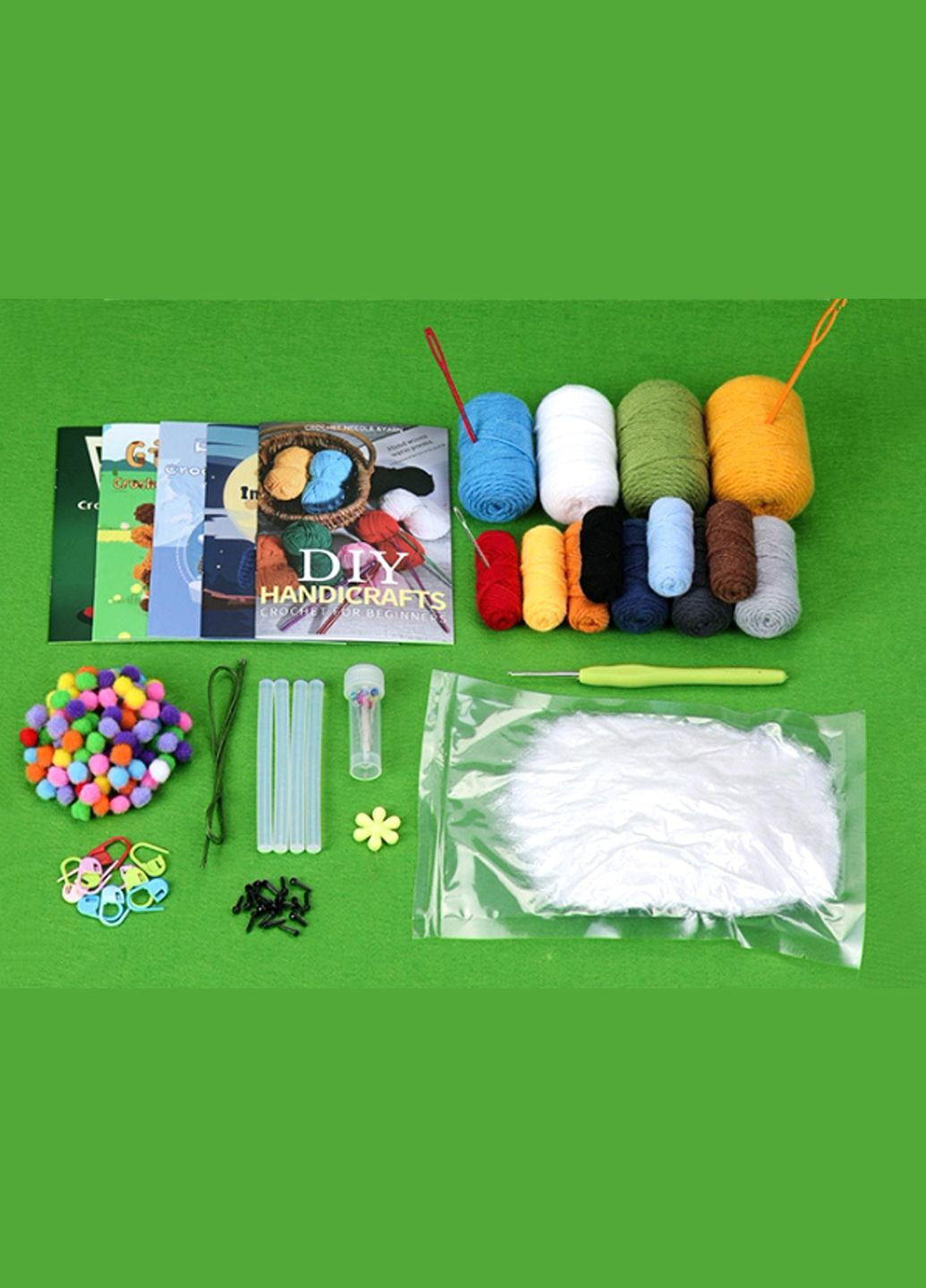 Набор для вязания игрушек лягушка жираф сова пингвин, вязанные игрушки своими руками для начинающих No Brand 3277 (314871623)