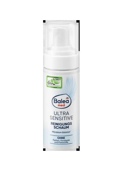 Пінка для вмивання чутливої шкіри обличчя MED Reinigungsschaum Ultra Sensitive, 150 ml Balea (366889574)